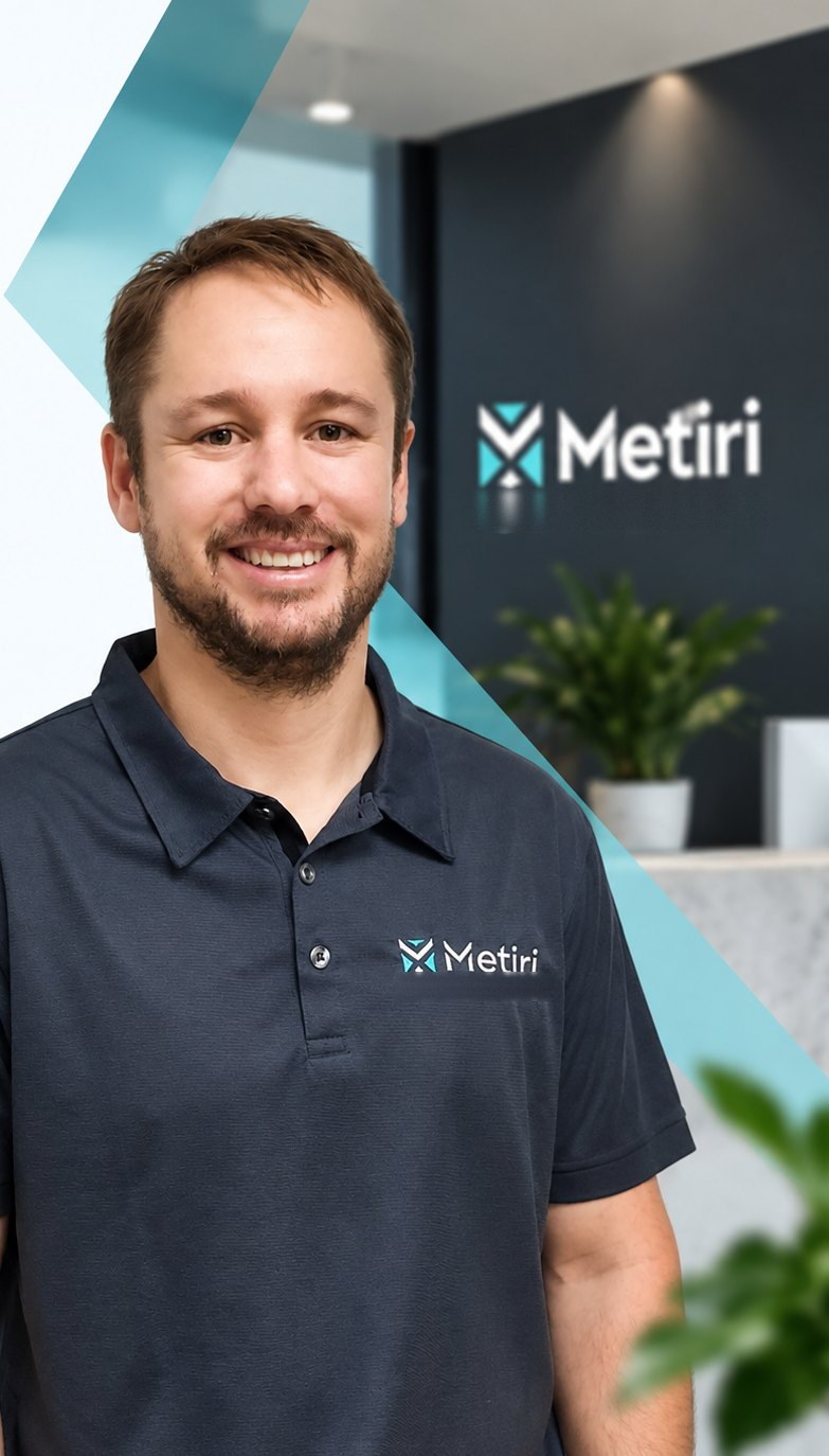 Sean Price, Director and Land Surveyor, at the Metiri office